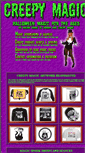 Mobile Screenshot of creepymagic.com